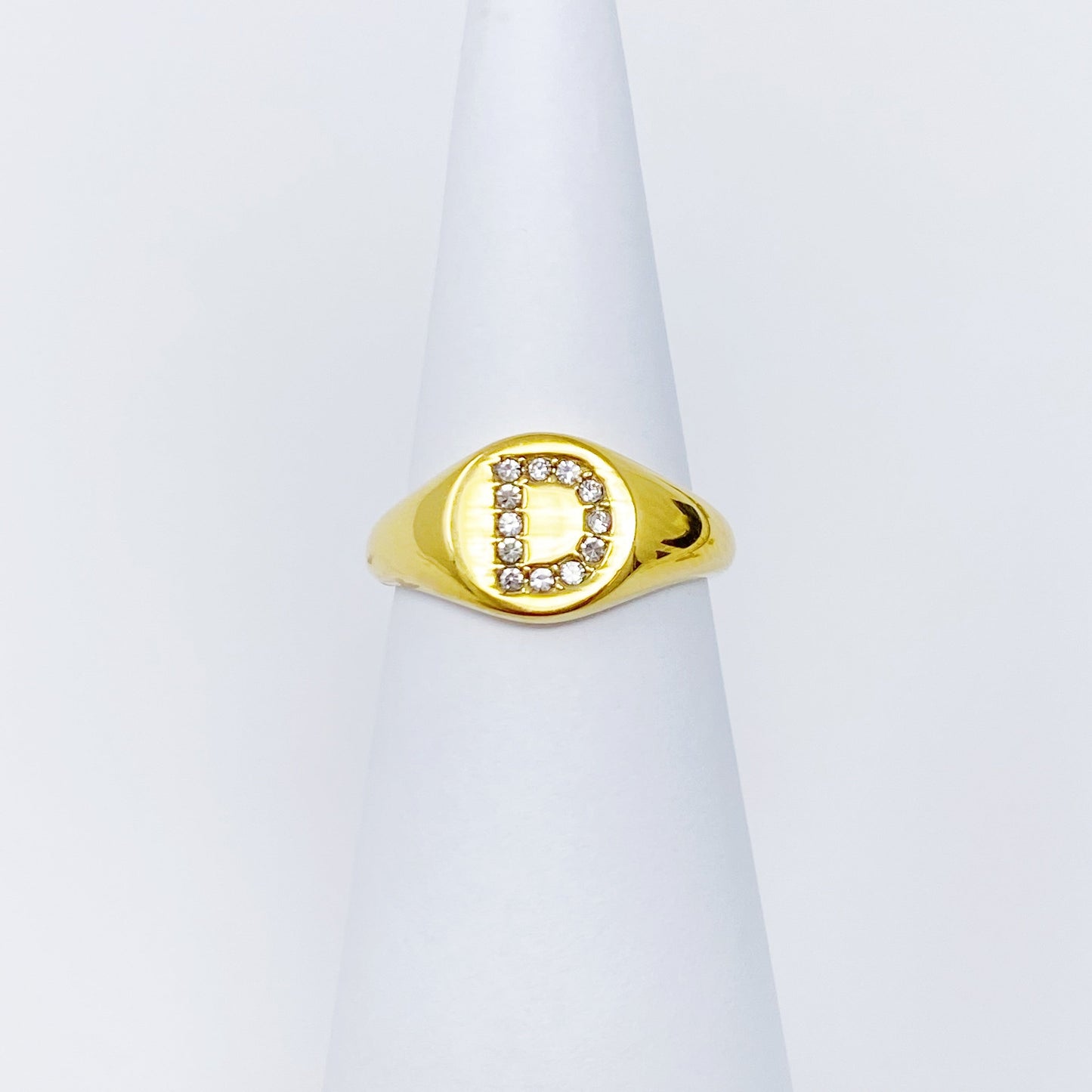 Shine Me Initial Ring