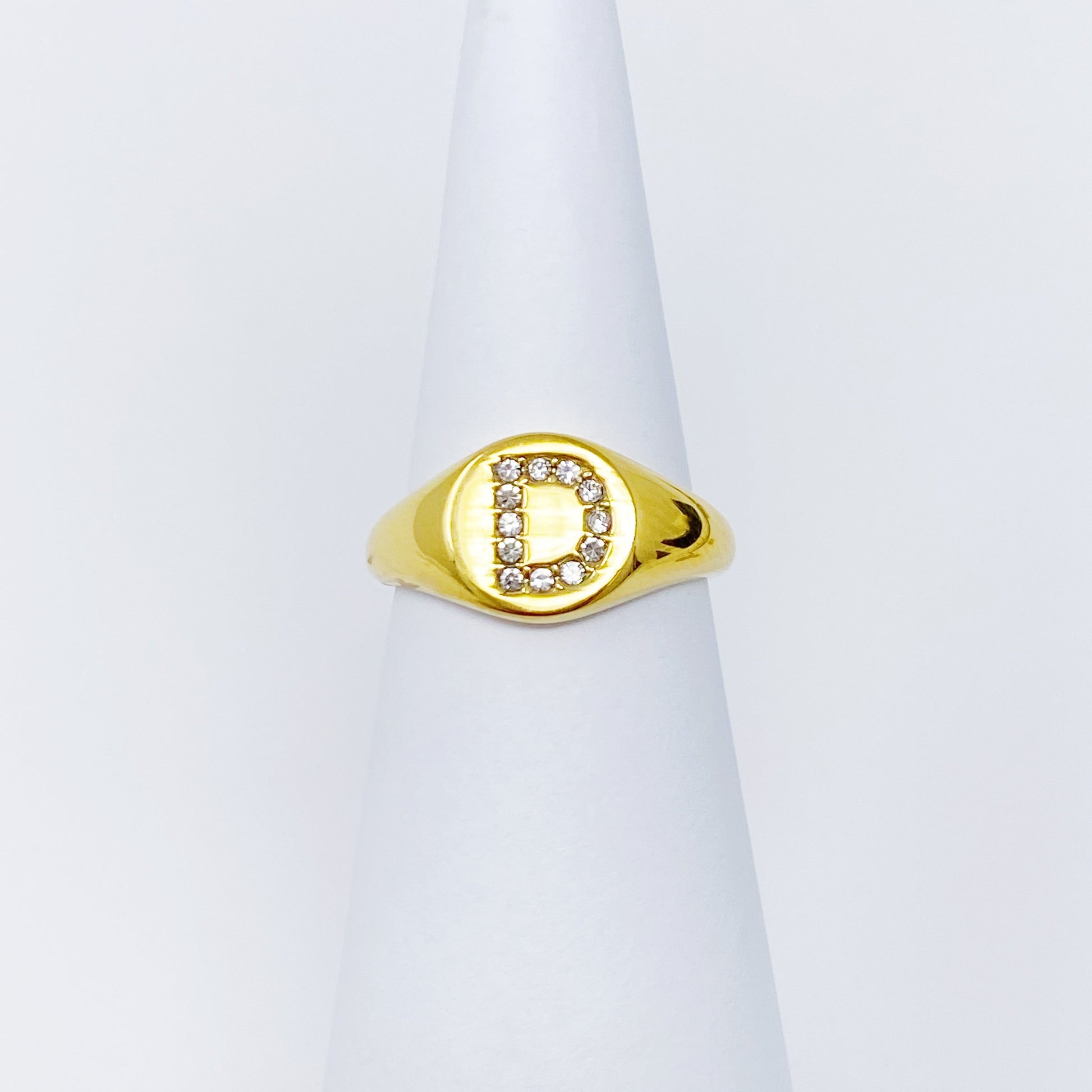 Shine Me Initial Ring