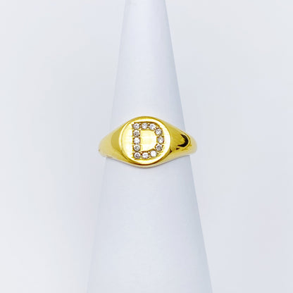 Shine Me Initial Ring