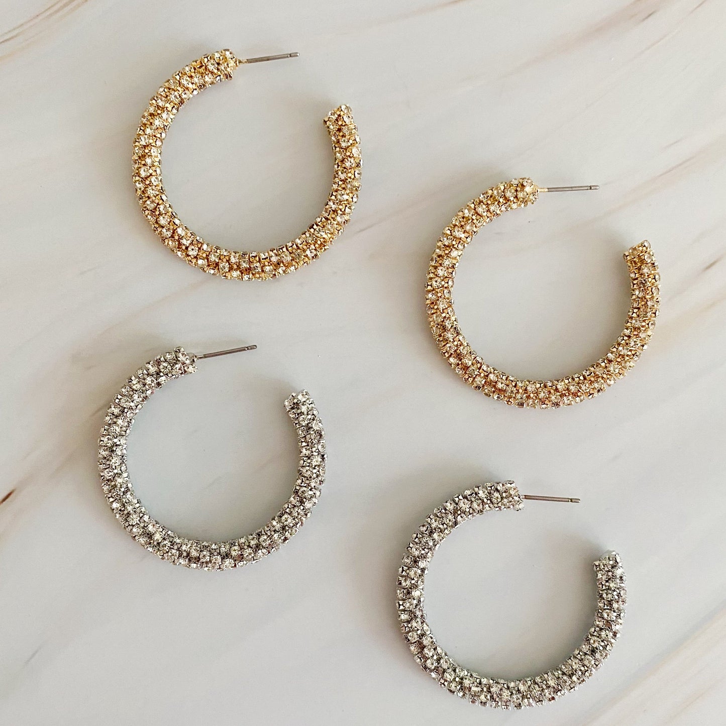 Wrapped in Shine Hoop Earrings
