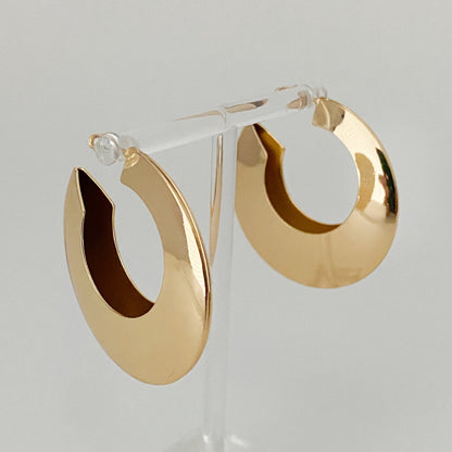 Light and Modern Hoop Earrings