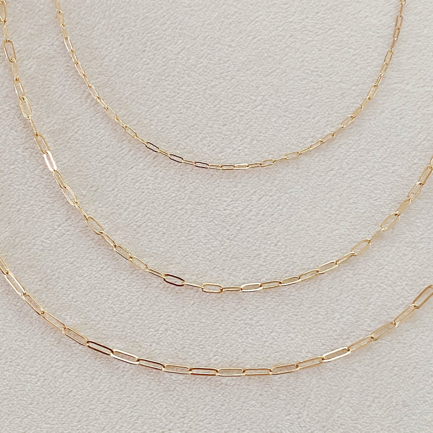 Triple the Fun Chain Link Necklace