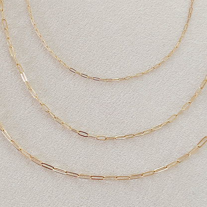 Triple the Fun Chain Link Necklace