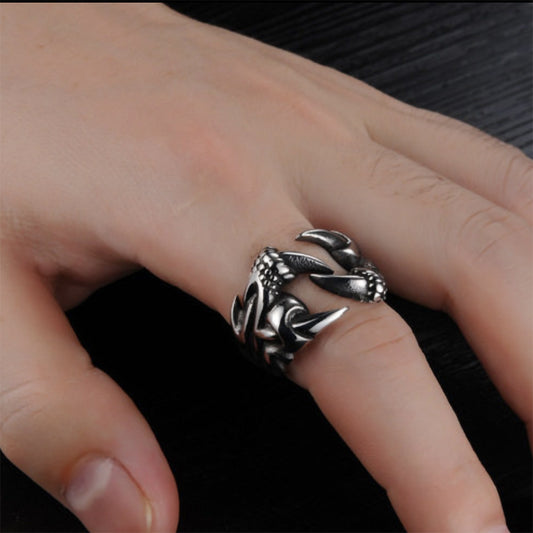 Dragon Claw Ring Titanium