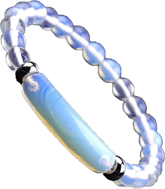 8Mm Clear Quartz Stretch Bracelet Energy Handmade Bracelet Gifts for Women