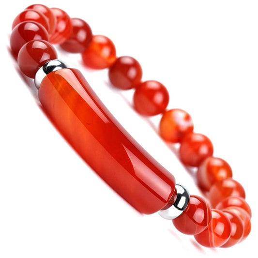 8Mm Sardonyx Stretch Bracelet Crystal Energy Bracelet Gift for Women