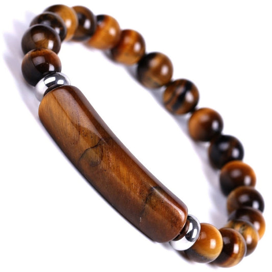 8Mm Tiger Eye Stretch Bracelet Crystal Handmade Bracelet Gifts for Women