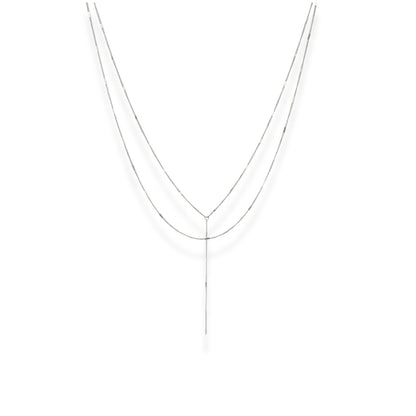 Glimmering Lariat Necklace