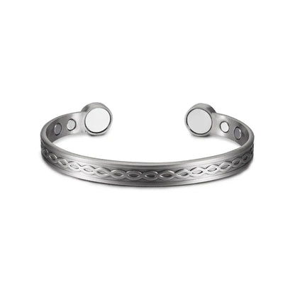 Infinite Love Pure Copper Bracelets Magnetic Cuff Adjustable Magnet Health Energy Bangles Arthritis Pain Relief Jewelry