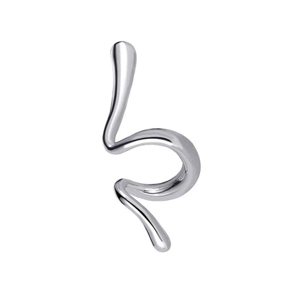 Chic Irregular Design Geometric Distortion Snake Ear Cuff Earrings Women without Piercing Earless Earcuff Ear Clip Jewelry Gift