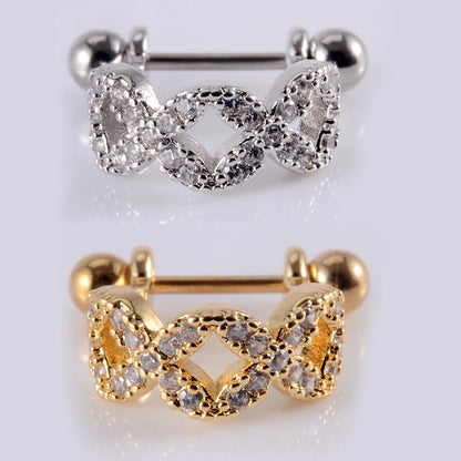 1Pcs Surgical Steel Barbell with CZ Hoop Ear Tragus Cartilage Helix Earrings Ear Studs Ear Cuff Rook Woman Lobe Piercing Jewelry