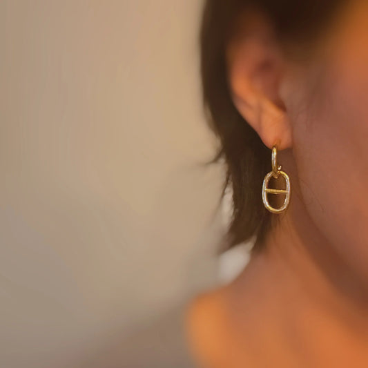 Bit of Gold Dangle Earrings