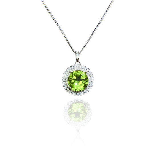 Luminous Olivine Necklace