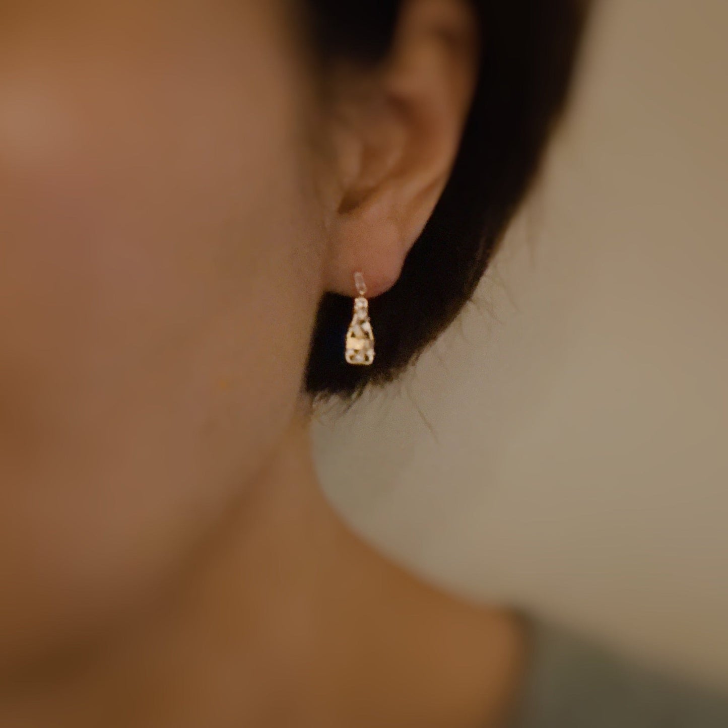 Pop the Bottle Paved Earrings