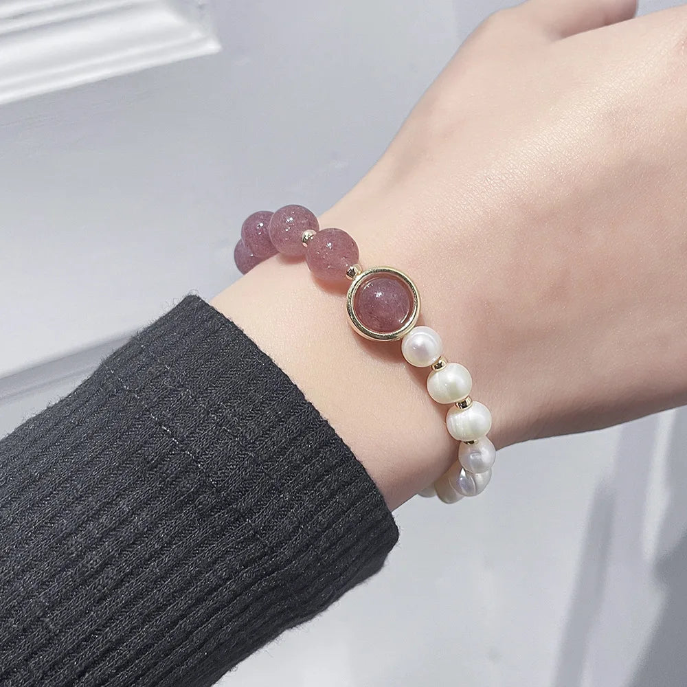 Women'S Hand Bracelets Pearl Bracelet Adjustable Korean Version Simple Elegant Personality Jewelry Trend Gifts