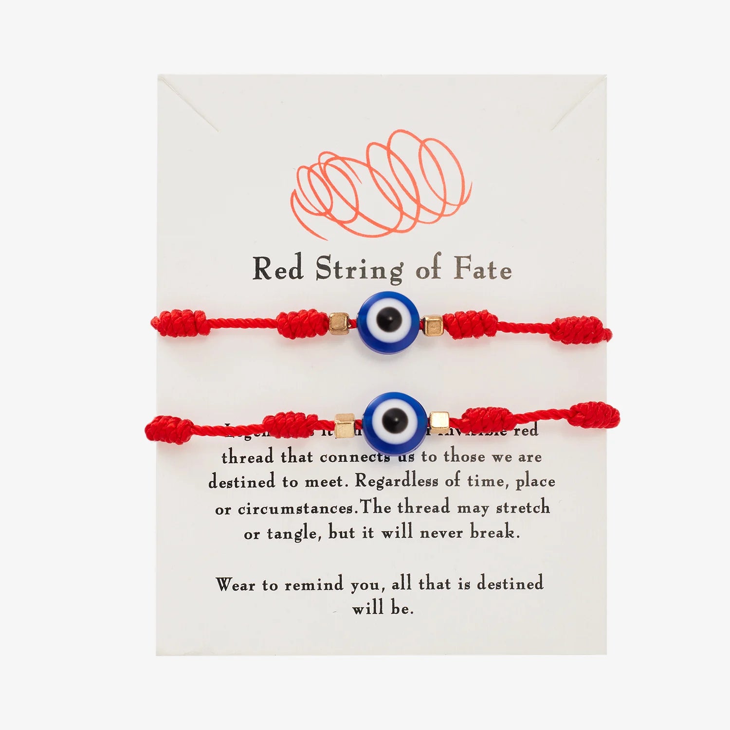 6Pcs/Set 7 Knots Lucky Friendship Bracelets for Woman Men Turkish Evil Eye Red Black Braided Bracelet Charm Adjustable Jewelry