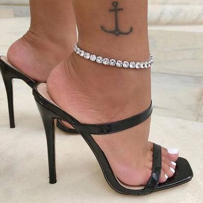 Stonefans Multi-Layer Star Anklet Chain Bracelet on the Leg Wholesale for Women Crystal Luxury Summer Beach Ankle Jewelry Gift