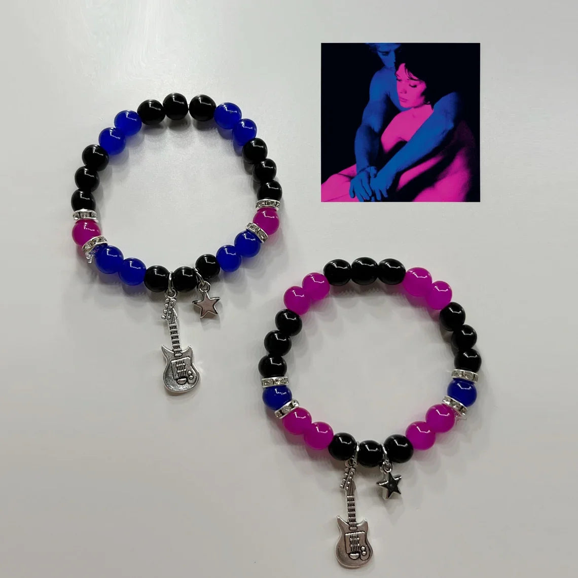 Fashion Couple Beads Bracelet Tv Girl Matching Bracelets Who Really Cares Album Inspired Bracelets Friends Jewelry Gift 2024 New
