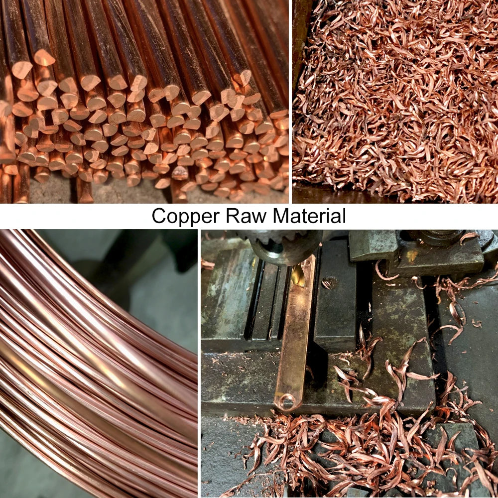 Pure Copper Bracelets Matte Adjustable Open Cuff 9.5Mm Wide Bangles Soft Metal Resizable Jewelry for Men Women Gifts