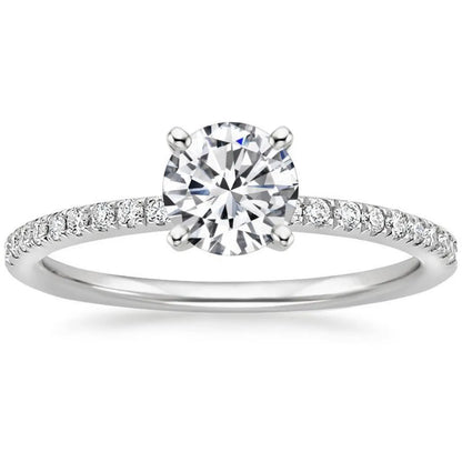 S925 Silver Plated Engagement Ring for Women | Wedding Ring for Women | Oval Womens Fake Engagement Ring, Pink Cubic Zirconia