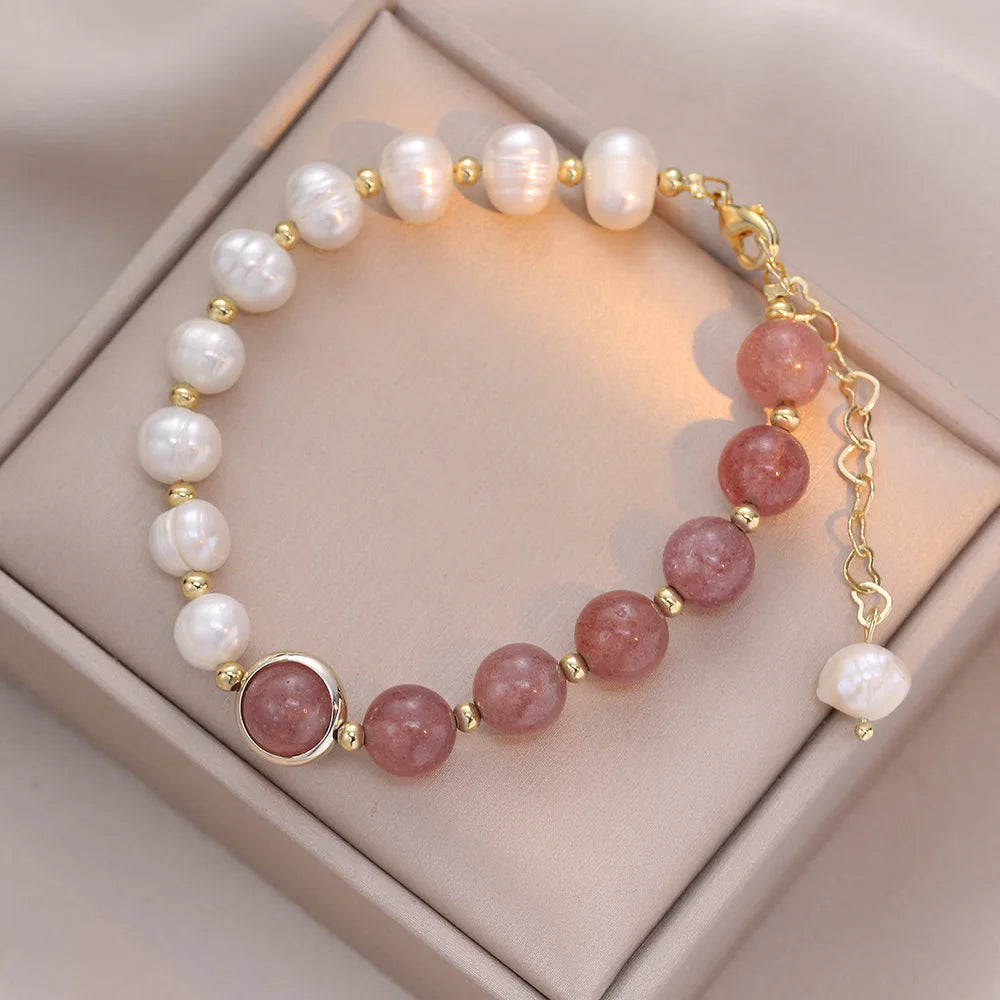 Women'S Hand Bracelets Pearl Bracelet Adjustable Korean Version Simple Elegant Personality Jewelry Trend Gifts
