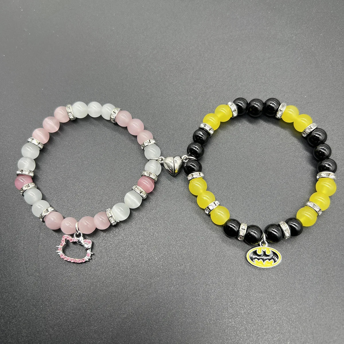 Halloween Bat Hello Cat Spider Friendship Bracelets Matching Bracelets Couple Best Friends Bff Spider Bracelet Jewelry for Women