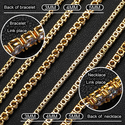D VVS1 Moissanite Tennis Bracelet Original S925 Sterling Silver Plated 18K White Gold with GRA Bracelets for Women Man