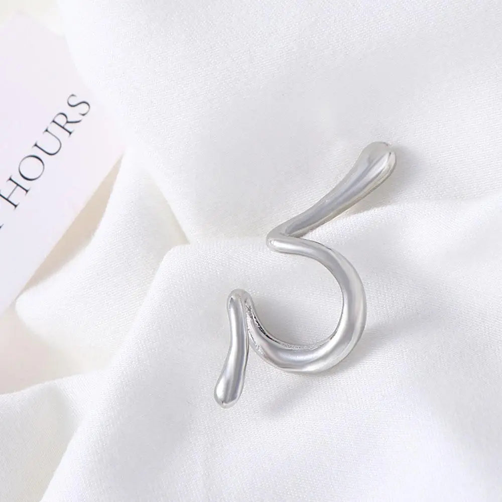 Chic Irregular Design Geometric Distortion Snake Ear Cuff Earrings Women without Piercing Earless Earcuff Ear Clip Jewelry Gift
