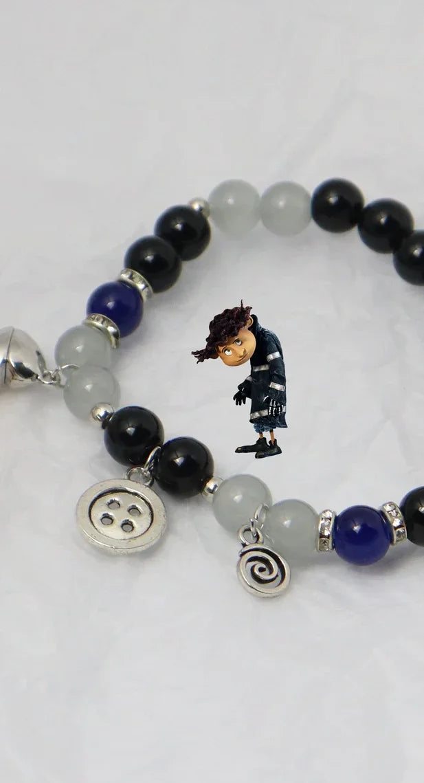 Handmade Coraline and Wybie Matching Bracelets