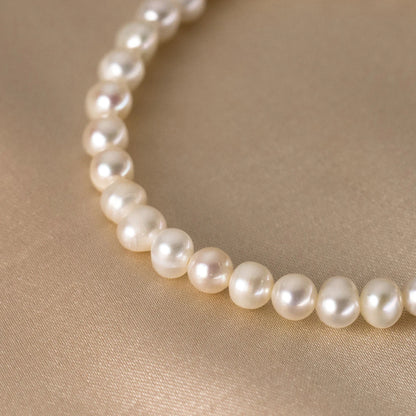 925 Sterling Silver Elegant Irregular Pearl Adjustable Bracelet Classic Heart Exquisite Bracelets for Women Jewelry Gifts