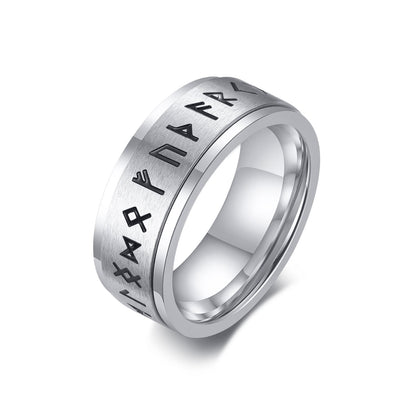 Men'S Anxiety Ring, Stainless Steel Viking Fidget Rings
