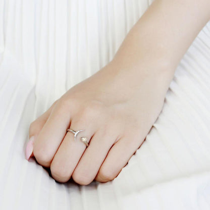 Womens Silver Rings High Polished 316L Stainless Steel Ring