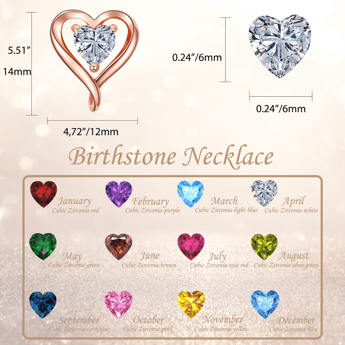 Heart Earrings for Women Sterling Silver 925 ,5A Cubic Zircon Jewelry Festival Gift for Her