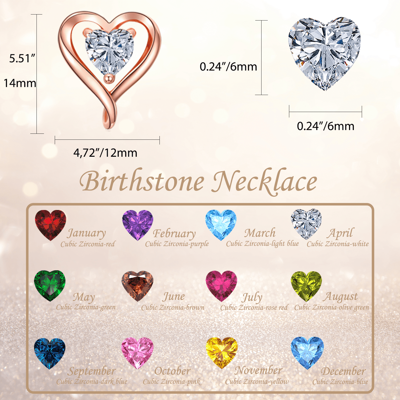 Heart Earrings for Women Sterling Silver 925 ,5A Cubic Zircon Jewelry Festival Gift for Her