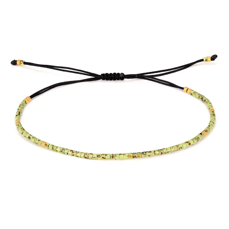 Handmade New Friendship Bracelets Thin Rope Miyuki Beaded Bracelets for Women Men Fashion Charm Jewelry