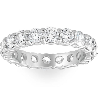 Pompeii 3Ct Real Diamond Eternity Anniversary Wedding Ring (G/H,SI)