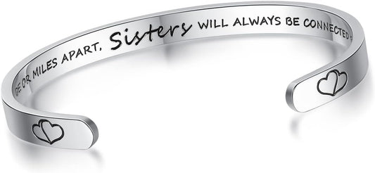 Personal Bracelets for Teens/Women-Inspirational Jewelry Gifts (Various Designs) for Daughter/Sister/Mom/Friends-Adjustable Bracelet in a Pretty Gift Box