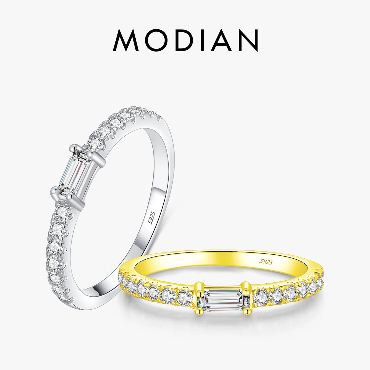 Top Quality 100% Real 925 Sterling Silver Classic Charm AAAAA Zirconia Wedding Finger Rings for Women Fine Jewelry Anel