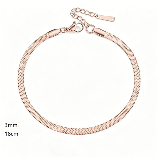 Popular Vintage Bracelet 18K Gold Plated Chain Stainless Steel Waterproof Handmade Disc round Bracelet for Women