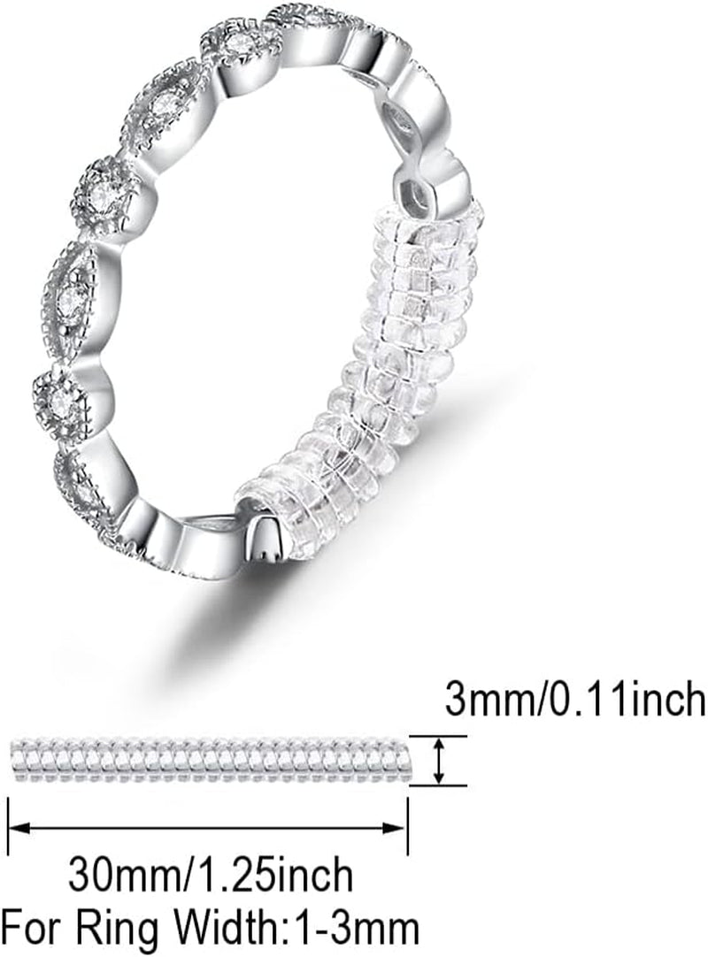 14K Gold Plated 925 Sterling Silver Rings for Women, Cubic Zirconia Promise Rings for Her, Stackable Wedding Bands Rings for Women Set Size 4-12