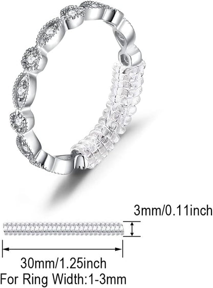 14K Gold Plated 925 Sterling Silver Rings for Women, Cubic Zirconia Promise Rings for Her, Stackable Wedding Bands Rings for Women Set Size 4-12