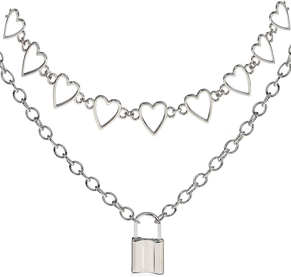 Choker Necklace - Simple Geometric Circle Choker Statement Clavicle Necklace for Women Necklace Jewerly