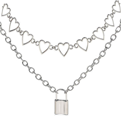 Choker Necklace - Simple Geometric Circle Choker Statement Clavicle Necklace for Women Necklace Jewerly