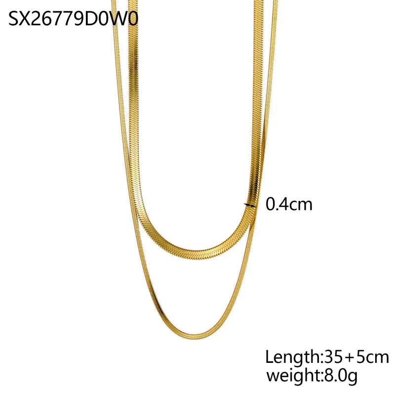 Popular Vintage Bracelet 18K Gold Plated Chain Stainless Steel Waterproof Handmade Disc round Bracelet for Women