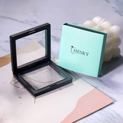 Dainty Gold Necklace for Women, Trendy 14K Gold Plated/Sterling Silver Satellite Choker Necklace Thin Beaded Layered Choker Necklaces Discs Paperclip Chain Necklaces Womens Simple Jewelry Gift