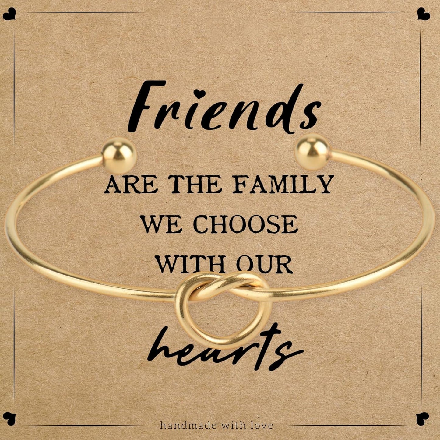 Best Friend Gifts for Women - Forever Love Knot Friendship Bracelets, Friendship