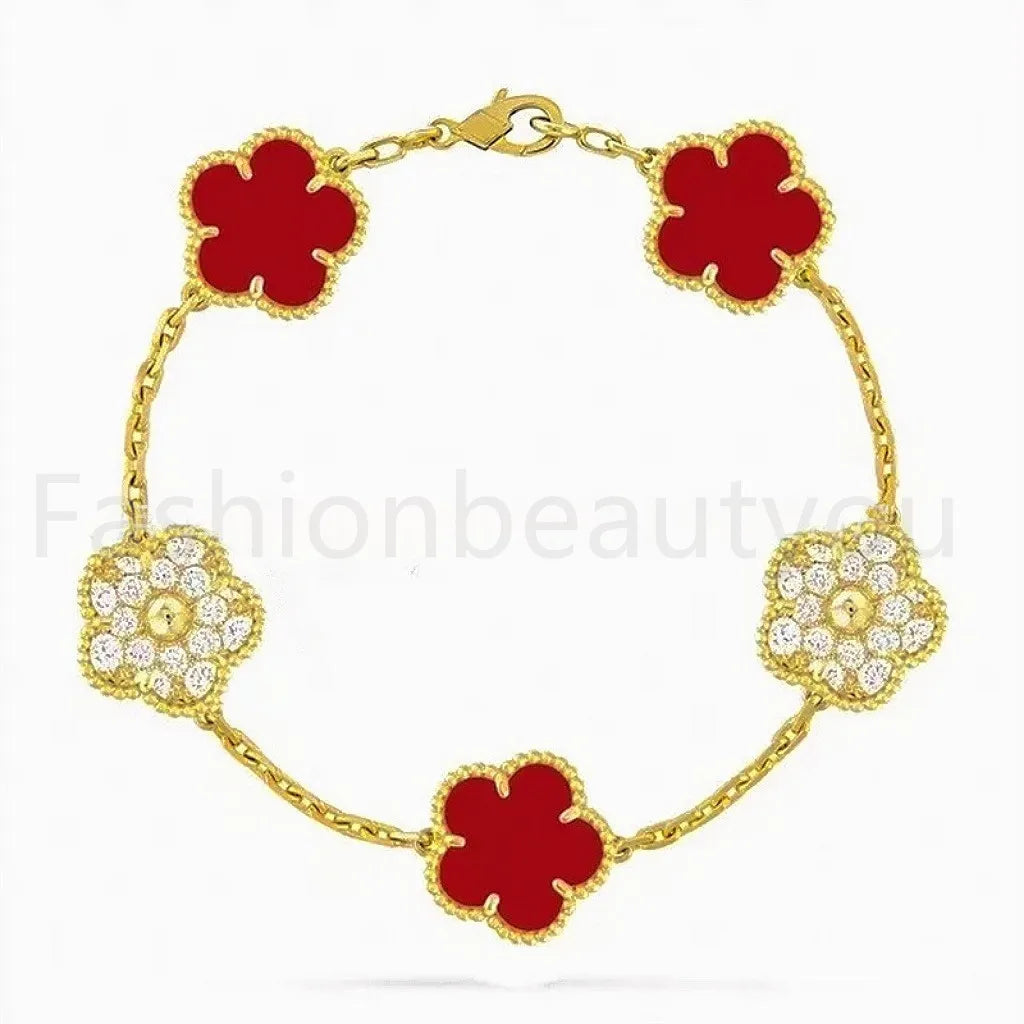 High Quality Designer Bracelet Women Luxury Four Leaf Clover Bracelet Designer Jewlery for Women Gold Bracelet Womens Bracelets Men Luxury Jewelry