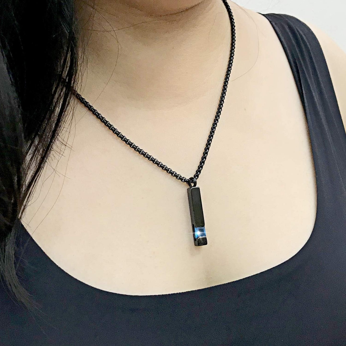 Urn Necklaces for Ashes Birthstone Cube Urns for Human Ashes Memorial Cremation Urn Locket Keepsake Ashes Jewelry
