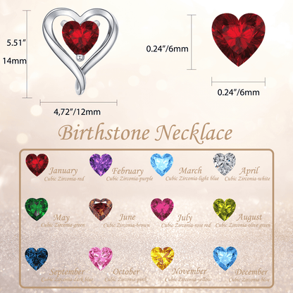 Heart Earrings for Women Sterling Silver 925 ,5A Cubic Zircon Jewelry Festival Gift for Her