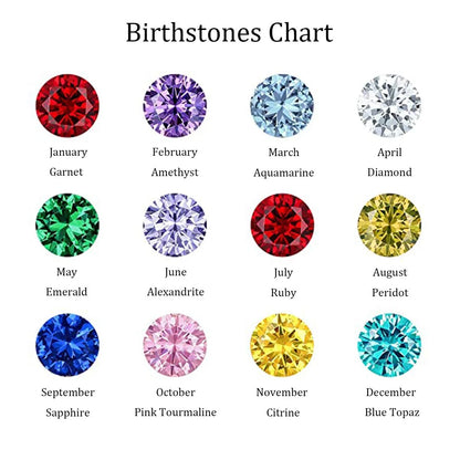 18K White Gold Plated Tennis Bracelets for Women Girls CZ S925 Sterling Silver Colorful Birthstone Bracelets Wedding Birthday Jewelry Gifts Ideas Teen Tween Girlfriend Daughter Mom Kids Age